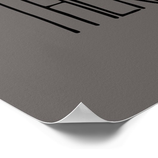 Hang daar Mime op Poster (Hoek)