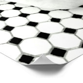 Hang daar zwart en wit Poster (Hoek)