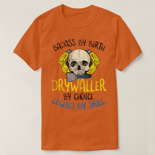 Hang de Drywall Installer Carpenter Master T-shirt (Design voorkant)