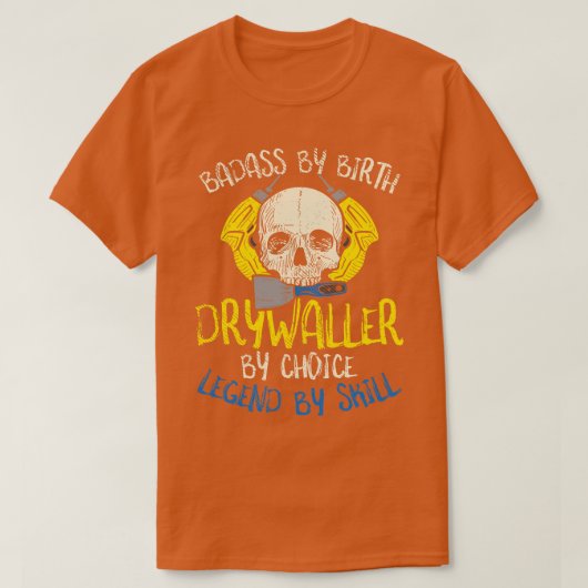 Hang de Drywall Installer Carpenter Master T-shirt (Design voorkant)