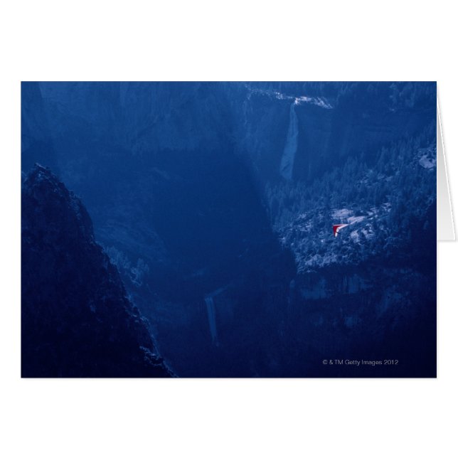 Hang de Glider boven de bergen (Voorkant Horizontaal)