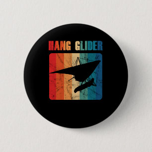 Hang de Glider op Gliding Extreme Sports Gift Ronde Button 5,7 Cm