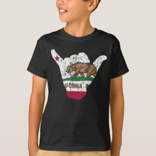 Hang de Loose Californische vlag T-shirt