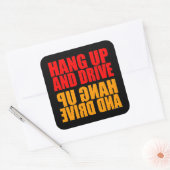 Hang en drijf omhoog de Stickers van de Slogan van (Envelop)