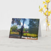 Hang er gepersonaliseerde kaarten in (Gele Bloem)