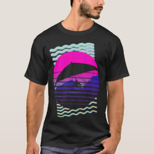 Hang glider delta glider air sport glider t-shirt
