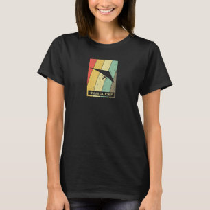 Hang glider delta glider air sport glider t-shirt