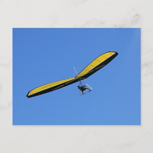 Hang glider in de lucht briefkaart (Voorkant)