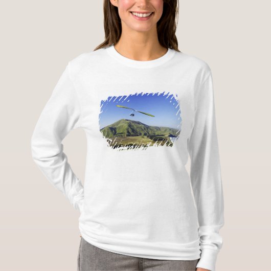 Hang Glider, Otago Peninsula, vlakbij Dunedin, T-shirt (Voorkant)