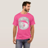 Hang Glider Soaring Full Moon High Flying Hang Gli T-shirt (Voorkant volledig)