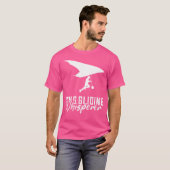 Hang Glider Soaring Gliding Pilot Hang Gliding Whi T-shirt (Voorkant volledig)