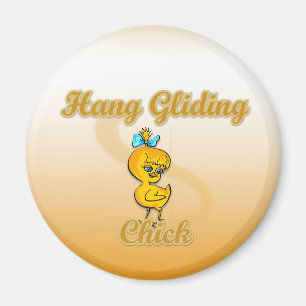 Hang Gliding Chick Magneet