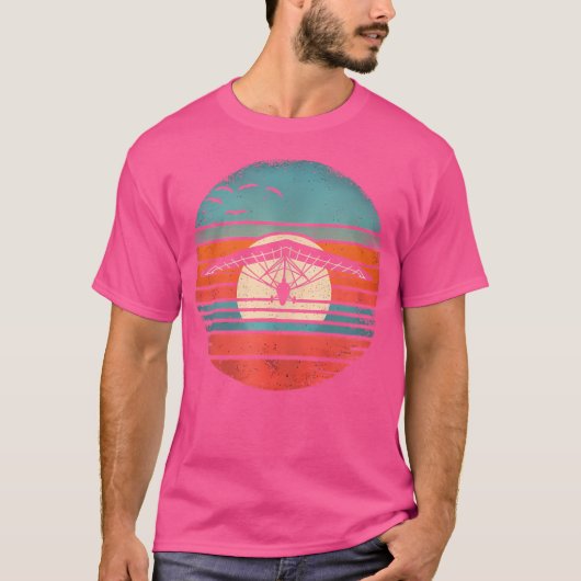 Hang Gliding Sunset T-shirt (Voorkant)