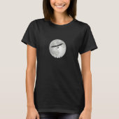 Hang Gliding Under Moon Hang Glider T-shirt (Voorkant)