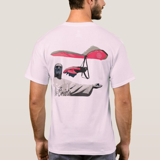 Hang Gliding Voo no Cristo PONTOCENTRAL T-shirt (Achterkant)