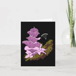 Hang glijden Roze Pagode Paddenstoel Kaart