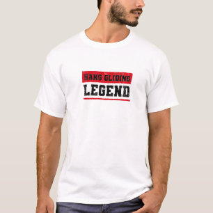 Hang Glijdende Legende Hang Glider Adventure Sport T-shirt