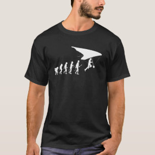 Hang het Glijdende Evolutie voor hangen Glider T-shirt