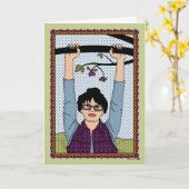 Hang in A_Greeting Kaart (Gele Bloem)