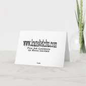 Hang in daar Aanmoedigingsdocument Wenskaart Kaart (Achterkant)