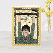 Hang in Daar_C_Greeting Kaart (Gele Bloem)