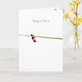 "Hang in daar": De buurt is Roosting voor u Kaart (Gele Bloem)