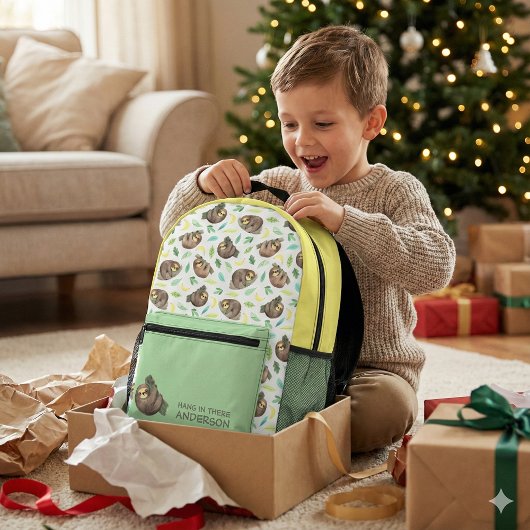 Hang in daar luiaard rugzak