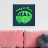 Hang in daar Magische Chameleon Canvas Afdruk (Insitu (Woonkamer))