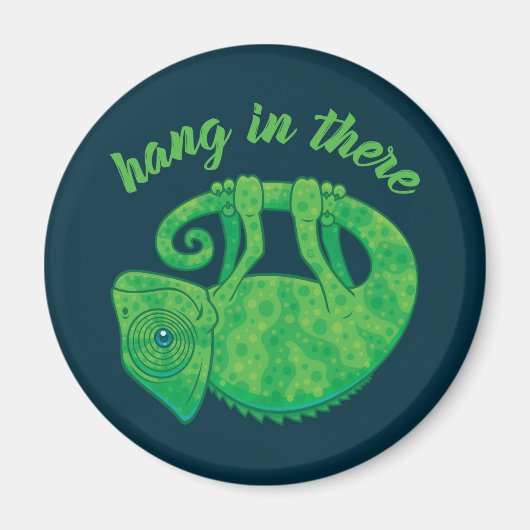 Hang in daar Magische Chameleon Magneet (Voorkant)