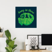 Hang in daar Magische Chameleon Poster (Thuiskantoor)
