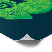 Hang in daar Magische Chameleon Poster (Hoek)