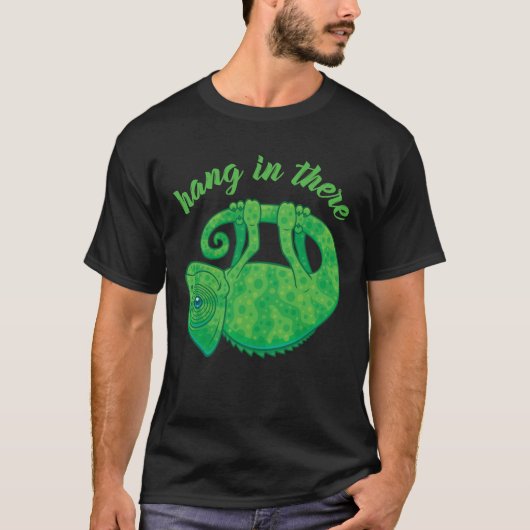 Hang in daar Magische Chameleon T-shirt (Voorkant)