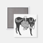 "Hang in daar" Magnet (geen tekst) (Voorkant / Achterkant)