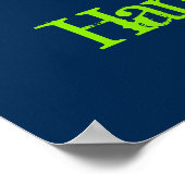 Hang in daar Sleuf op een boomtak Poster (Hoek)