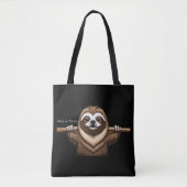 "Hang in daar": Slots bemoedigende woorden Tote Bag (Voorkant)