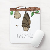 Hang in de Cartoon van het blote bad Muismat (Met muis)