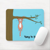 Hang in Mousepad met Marshmallow de Kat Muismat (Met muis)