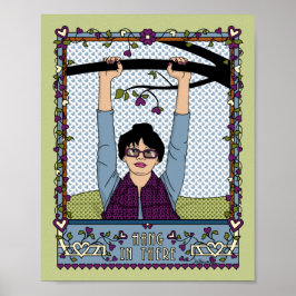 Hang in Poster A_8x10