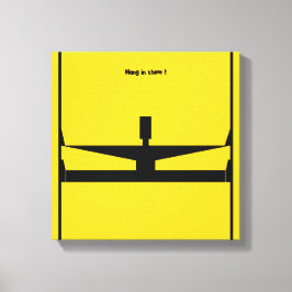 Hang in There ! beroemd gemaakt door Michele Moses Canvas Afdruk