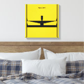 Hang in There ! beroemd gemaakt door Michele Moses Canvas Afdruk (Insitu (Slaapkamer))