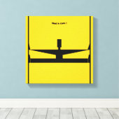 Hang in There ! beroemd gemaakt door Michele Moses Canvas Afdruk (Insitu (Houten vloer))