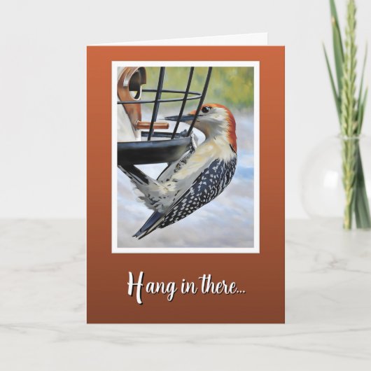 Hang in There - Birthday Card Kaart (Voorkant)