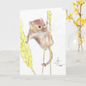Hang In There, Dormouse. Kaart (Gele Bloem)