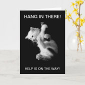 HANG IN THERE-HELP IS ONDERWEG - KAART (Gele Bloem)
