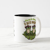 Hang in There, It Gets Worer Erger – Kikker Mok (Voorkant rechts)