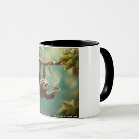 Hang in There, It's Coffee Time Mok (Voorkant rechts)