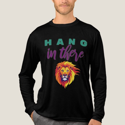 Hang in there Tri-Blend shirt (Voorkant volledig)