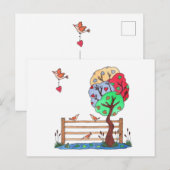 Hang Je Hart Feestdagenkaart (Voorkant / Achterkant)