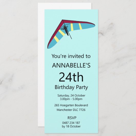 Hang Kaart (Voorkant / Achterkant)