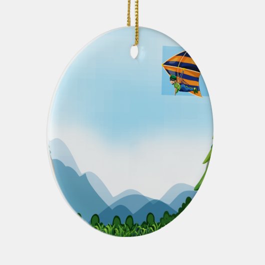 Hang Keramisch Ornament (Rechts)